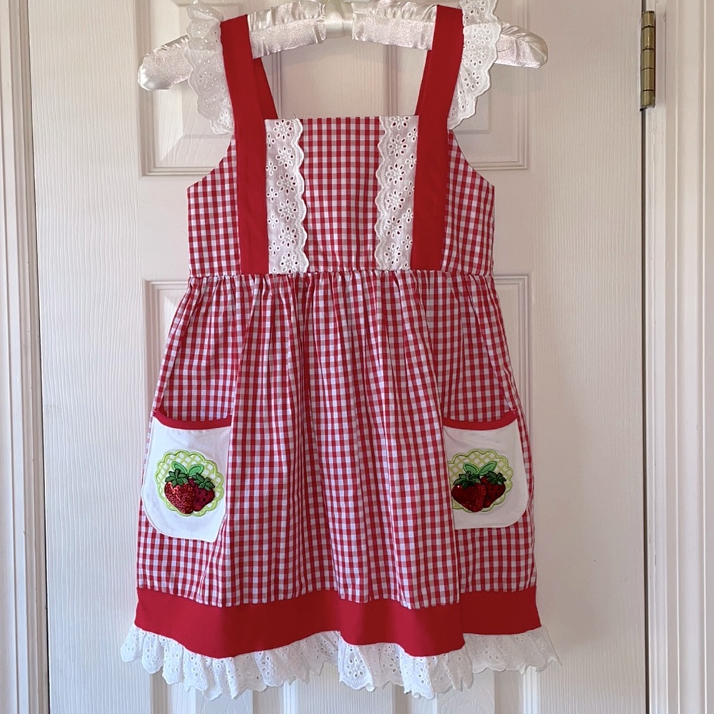 Girls Strawberry Dress